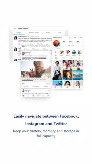 Social One - Facebook, Instagr应用截图第2张