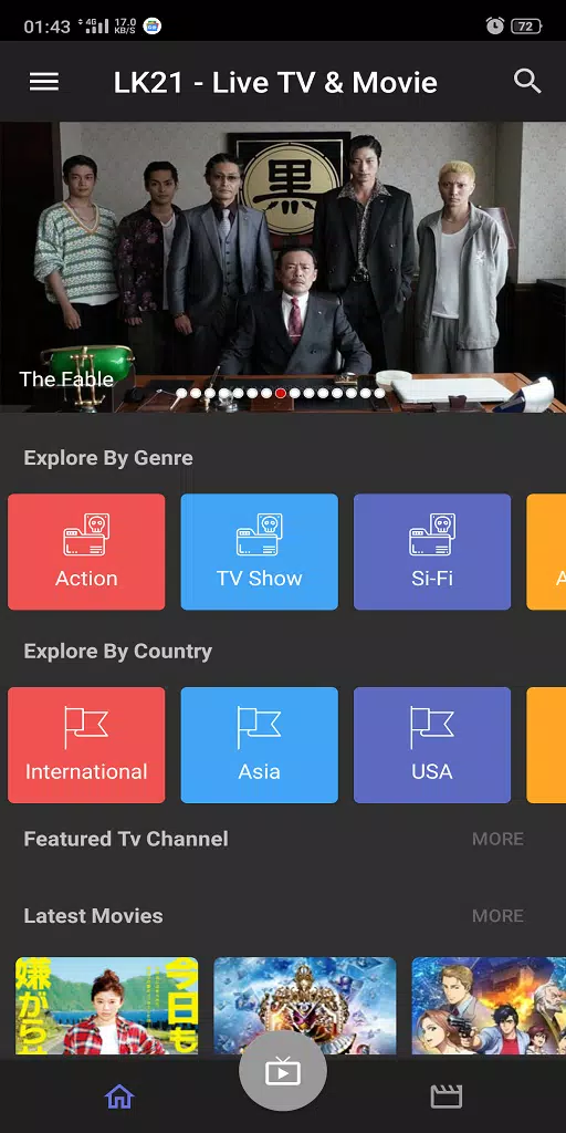 LK21 XXI - Live TV,  Movie  & Drama HD Sub Indo स्क्रीनशॉट 2