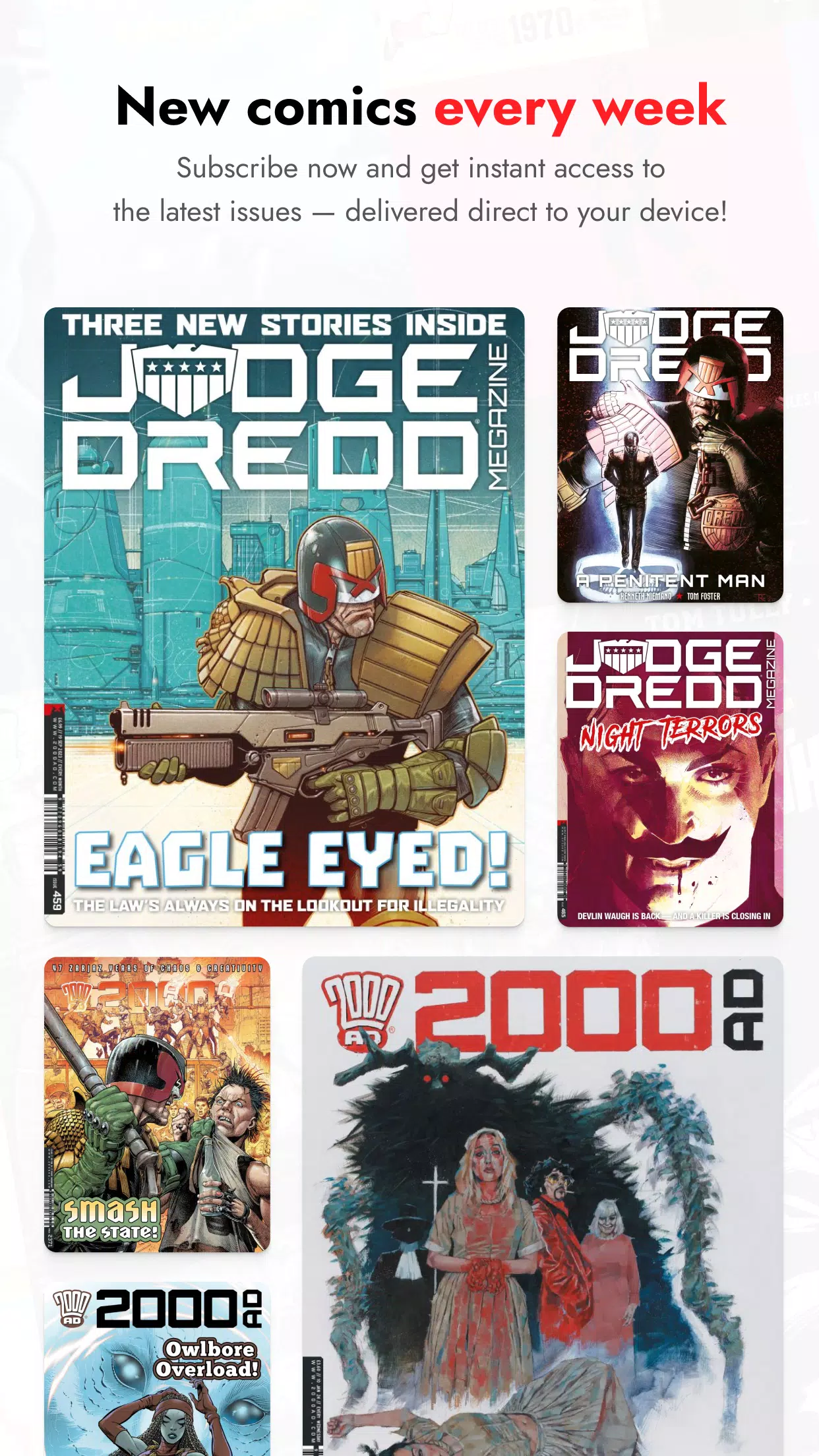 2000 AD Comics and Judge Dredd Screenshot 4