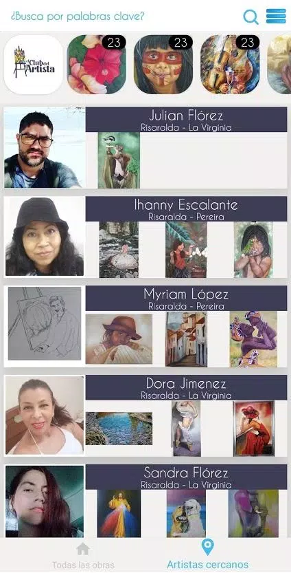 el CLUB del Artista Screenshot 1