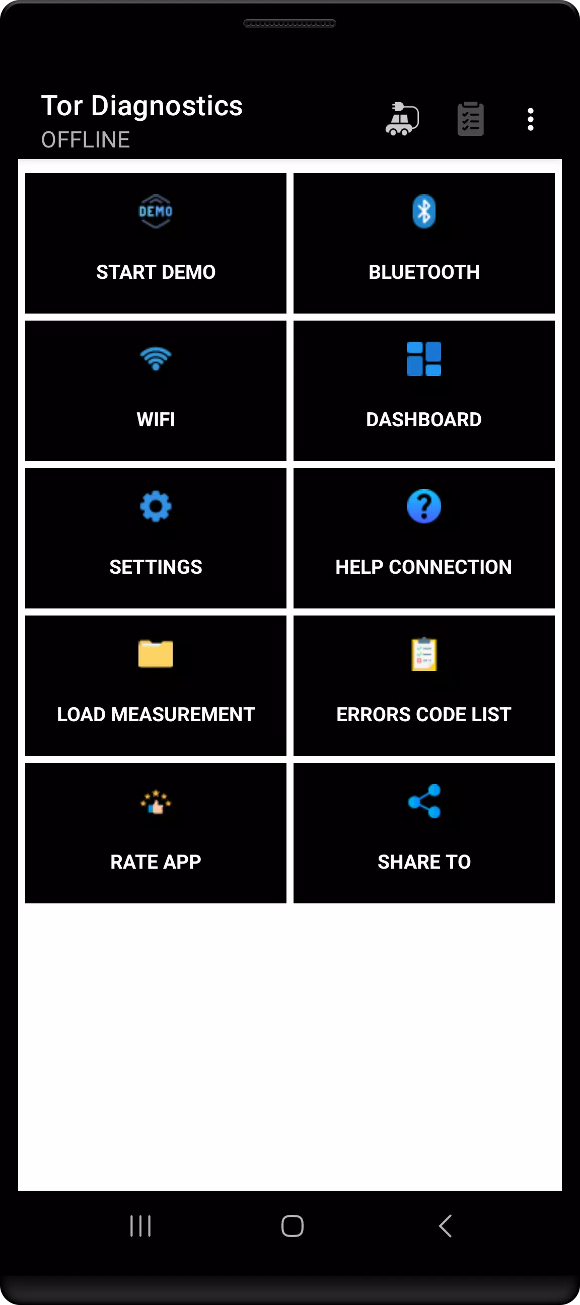 Tor OBD2 Diagnostics Captura de tela 1