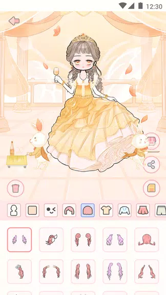 Cute live star:dress up avatar Capture d'écran 3