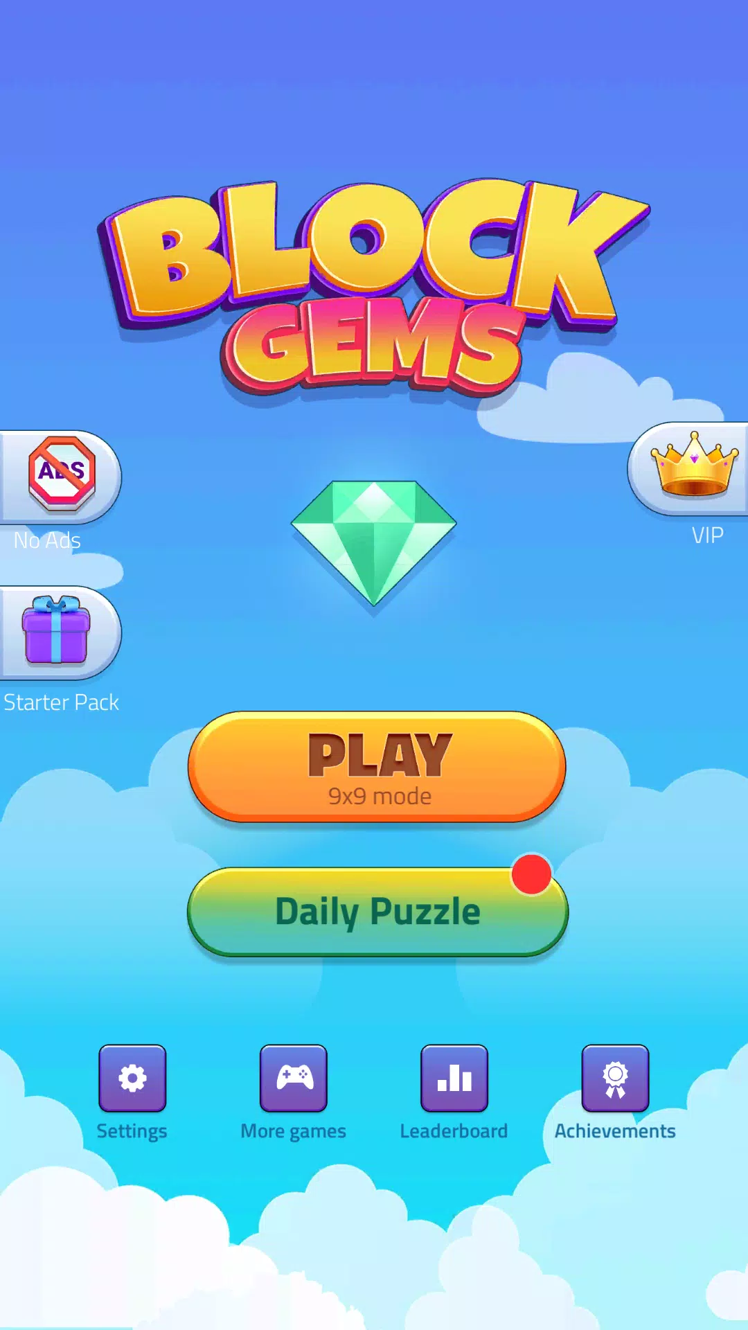 Block Puzzle - Gems Adventure स्क्रीनशॉट 1