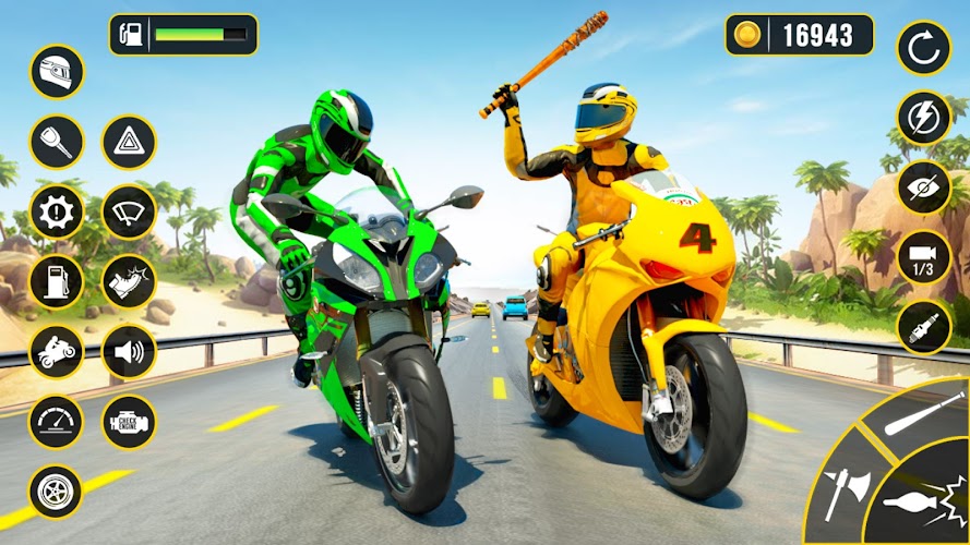 Moto Attack - Bike Racing Game 스크린샷 2