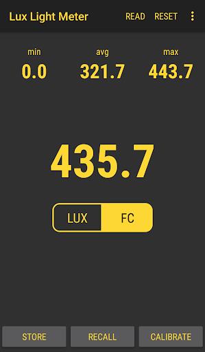 Lux Light Meter Pro Скриншот 4