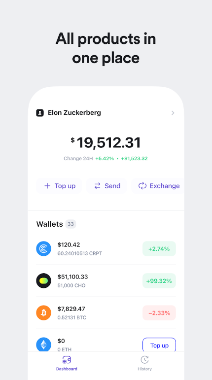 SPACE iZ Wallet स्क्रीनशॉट 4