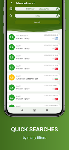 Earthquakes Near Me 스크린샷 2