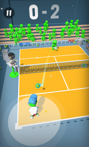 lawn tennis games - 3D offline Скриншот 1