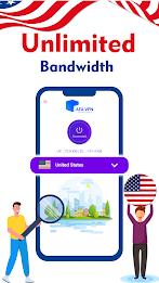 USA VPN - Fast Proxy VPN Captura de pantalla 1