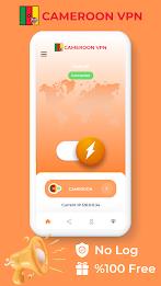 Cameroon VPN - Private Proxy スクリーンショット 1