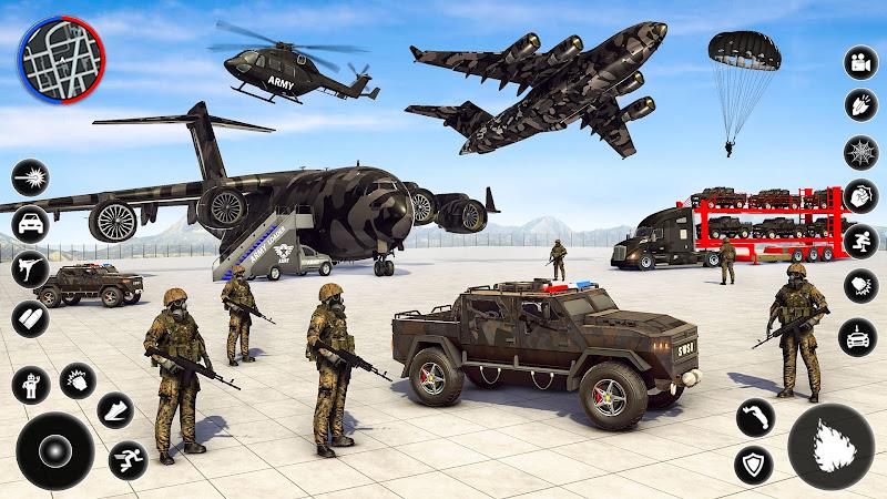 Army Transport Vehicles Games स्क्रीनशॉट 3