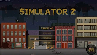 Zombie Simulator Z - Freemium 스크린샷 1