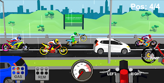 Indonesia Drag Bike Racing 3D Capture d'écran 4