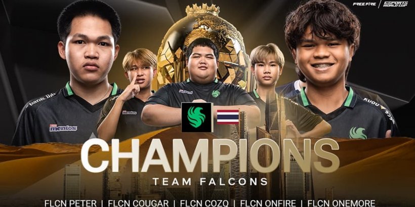 Le champion de la Coupe du monde Free Fire Esports annoncé, les Falcons de Thaïlande ont remporté la médaille d'or