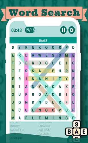 Classic Word Search Puzzle スクリーンショット 1