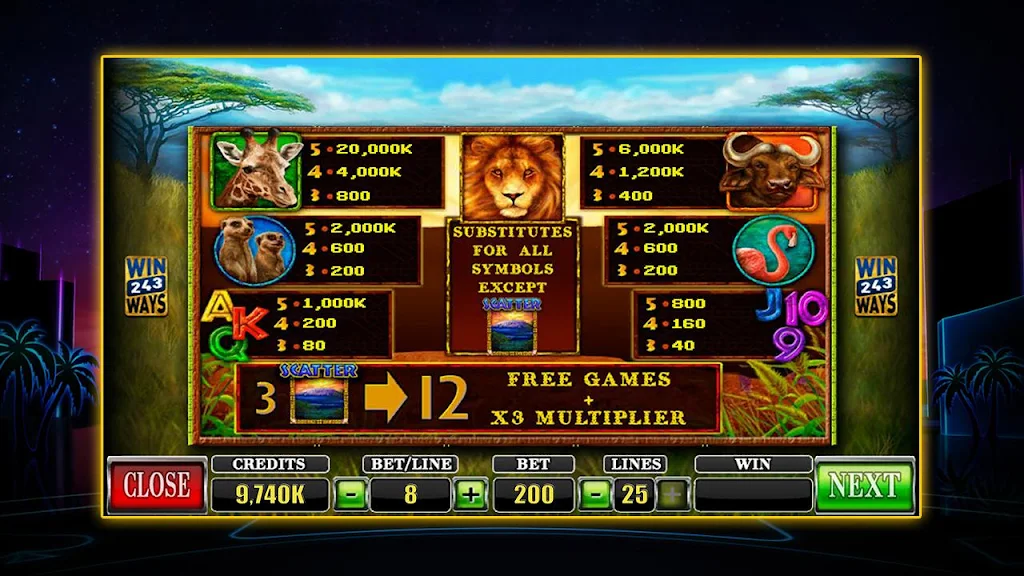 SLOT African Simba Screenshot 4