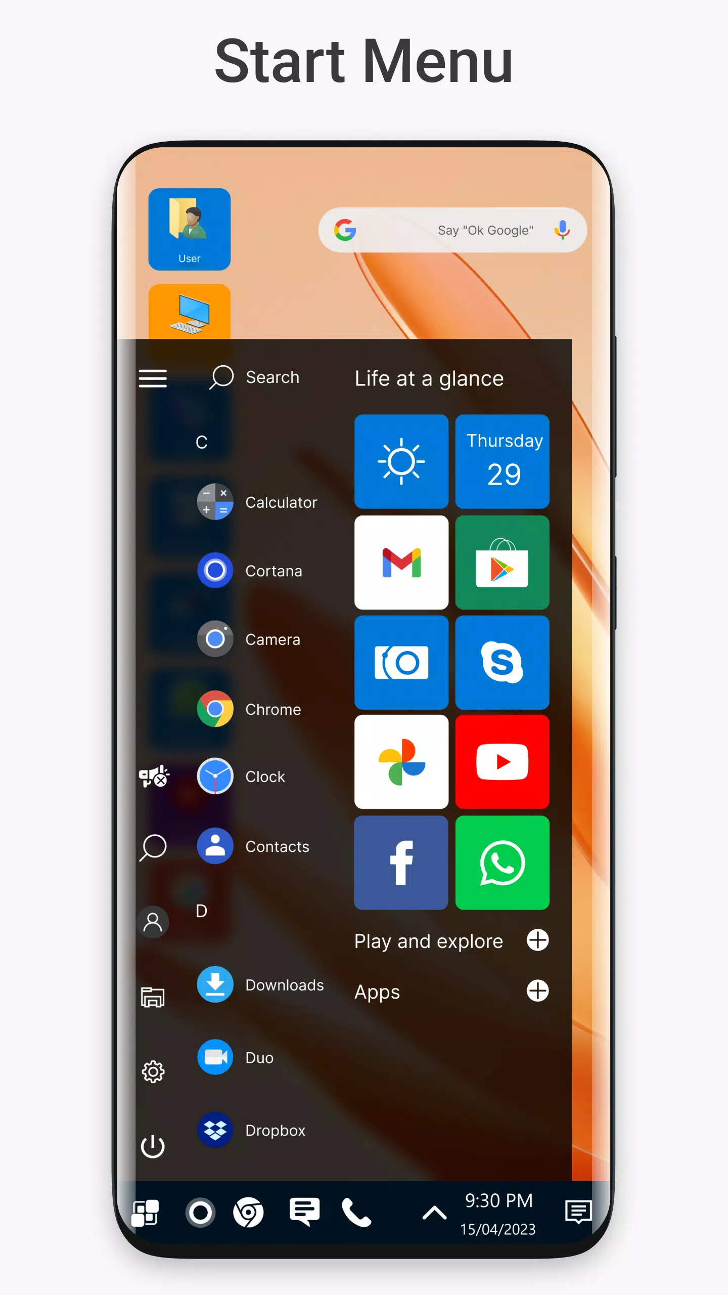 Win 11 Launcher スクリーンショット 2