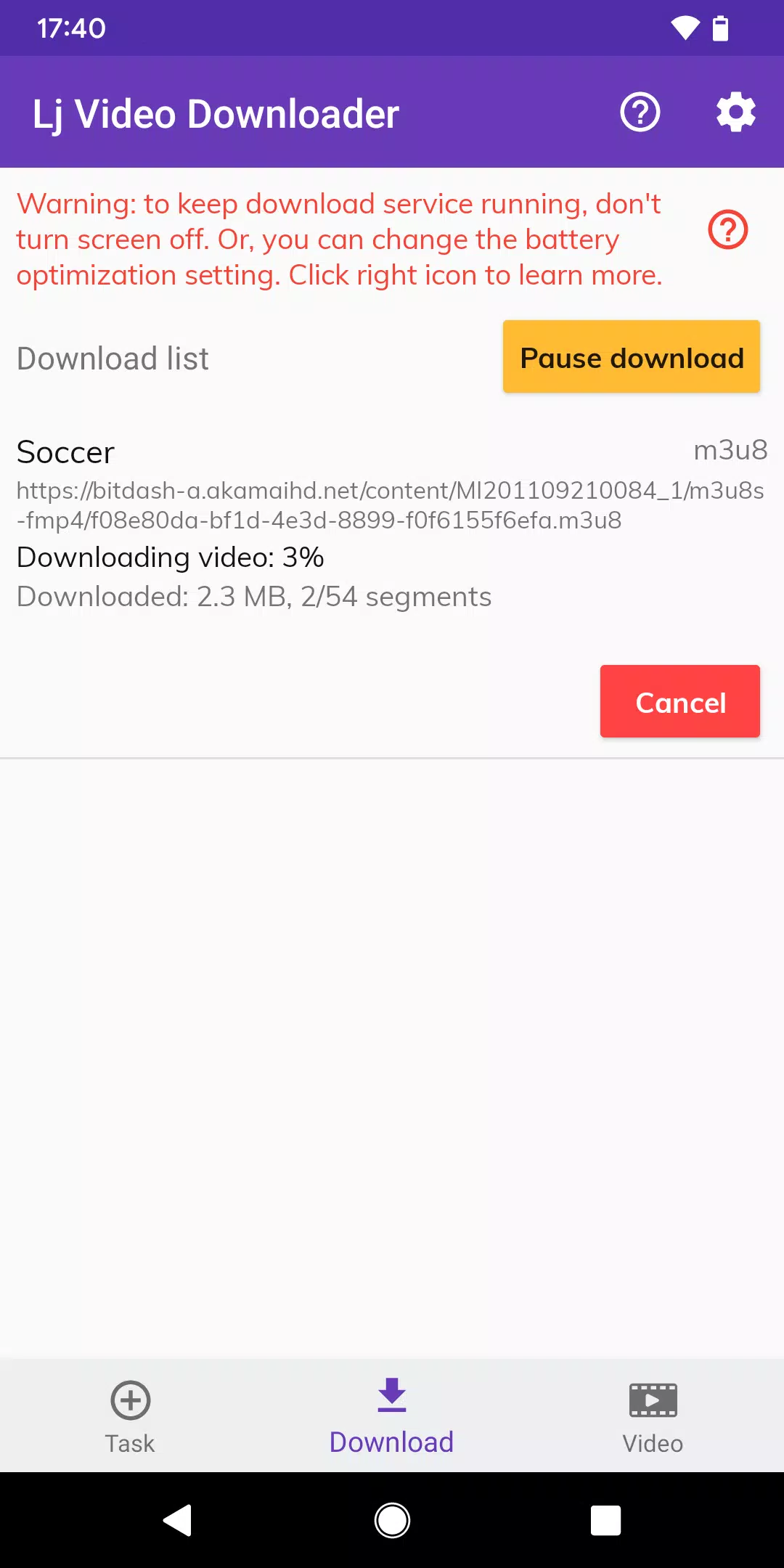 Lj Video Downloader (m3u8,mp4) Скриншот 4