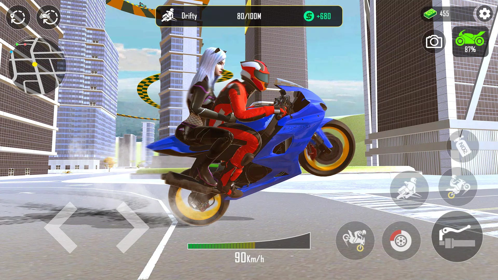 GT Moto Stunt 3D Captura de pantalla 2