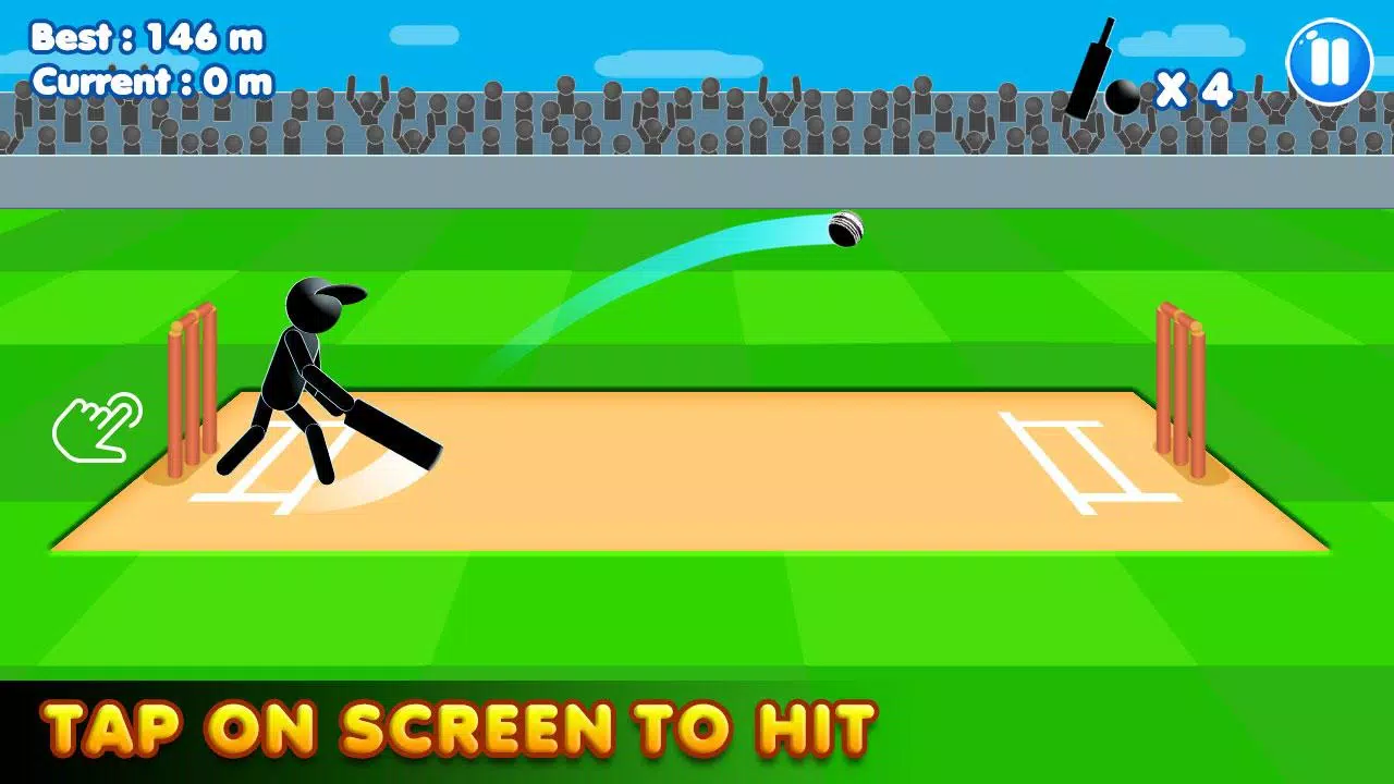 Stickman Cricket:Cricket Games 스크린샷 2