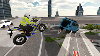 Police Motorbike Simulator 3D स्क्रीनशॉट 4