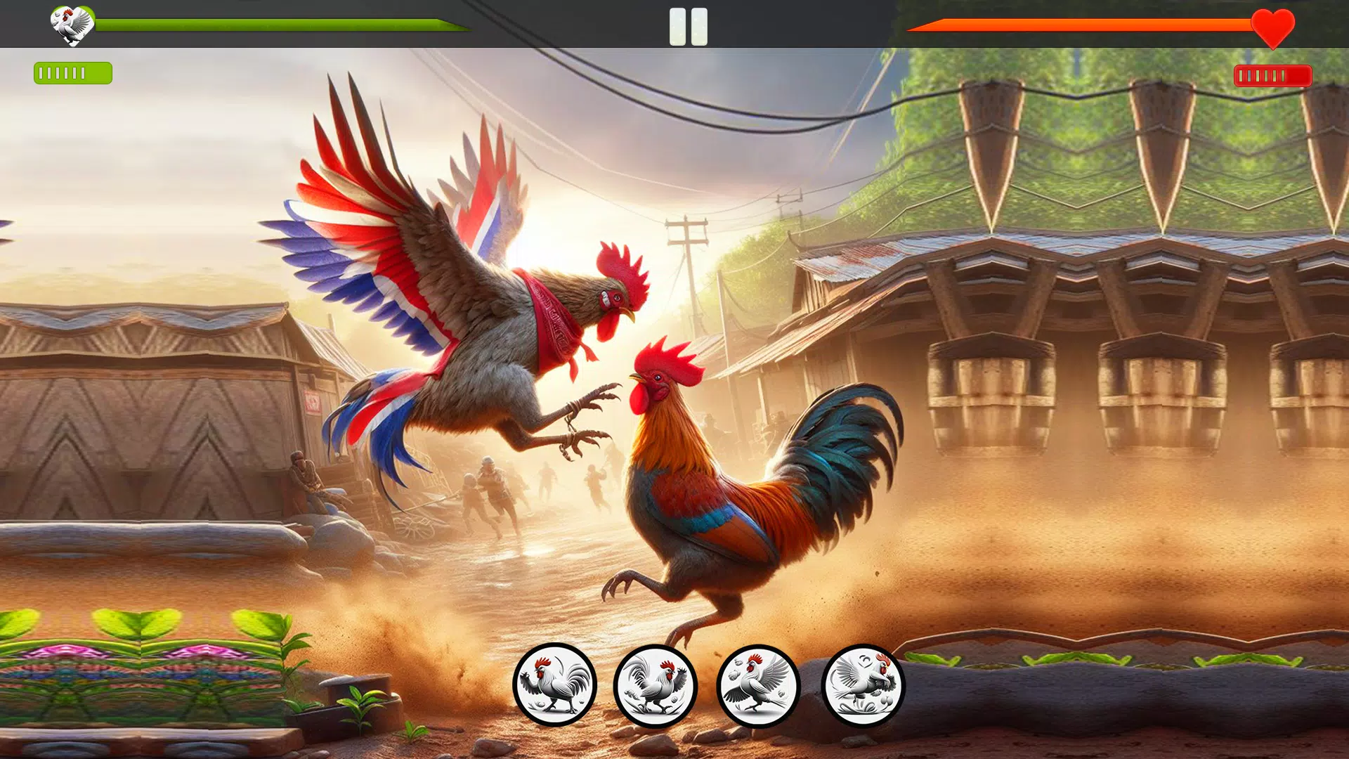 Farm Rooster Fighting Chicks 1应用截图第4张