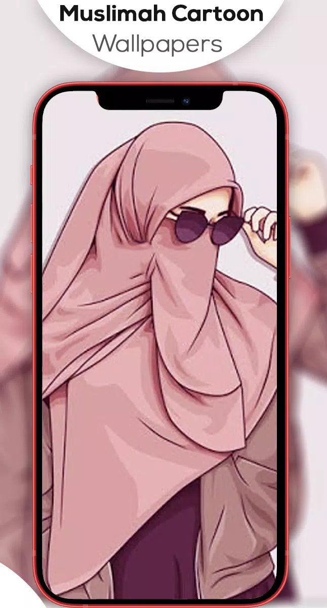 Muslimah Cartoon Wallpapers HD スクリーンショット 4