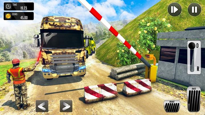 Truck Driving Simulator Games Captura de pantalla 2