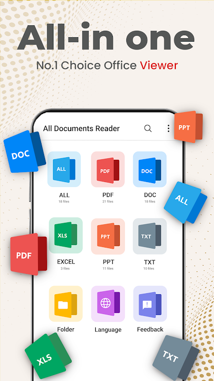 All Document Reader PDF Reader स्क्रीनशॉट 1