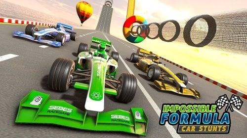 Formula Car Racing Stunts Ramp スクリーンショット 1