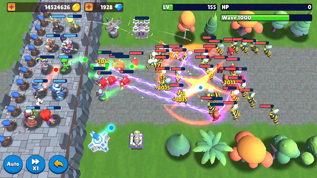 Wall Castle: Tower Defense TD Mod スクリーンショット 3