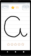 Cursive handwriting Portuguese Screenshot 2