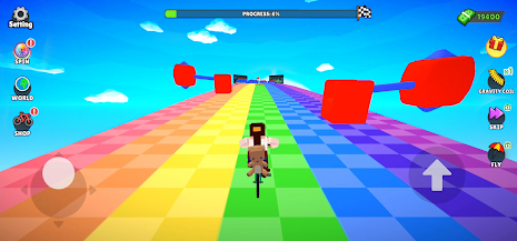 Blocky Bike Master スクリーンショット 1