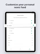 fresh - Daily news break app Captura de tela 4