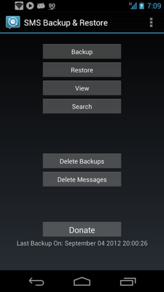 SMS Backup & Restore スクリーンショット 4