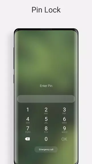 Modern Mi style Lock Screen Captura de pantalla 3