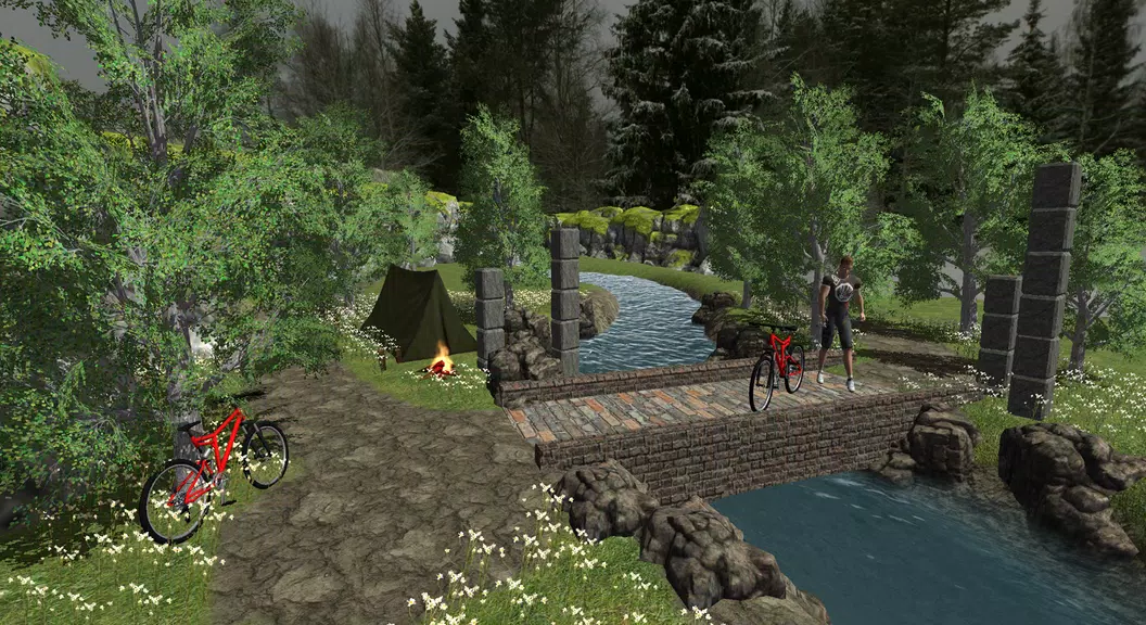 MTB 23 Downhill Bike Simulator Captura de tela 1