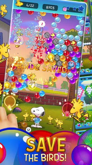 Bubble Shooter - Snoopy POP! スクリーンショット 2