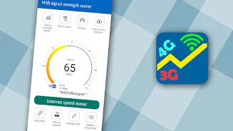 WiFi analyzer, WiFi speedmeter Captura de tela 1