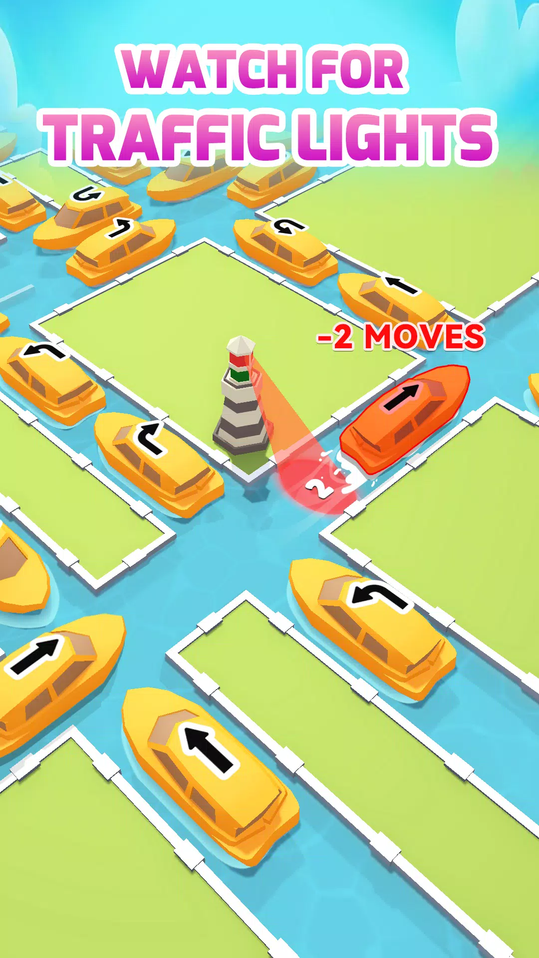 Canal Jam:Traffic Escape Captura de pantalla 3