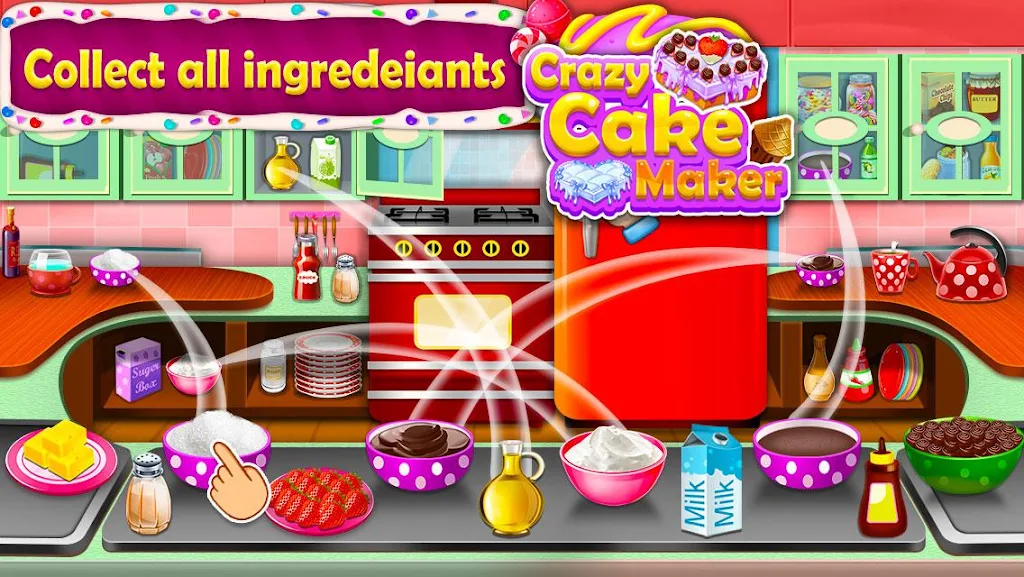 Cake Cooking & Decorate Games Captura de pantalla 2