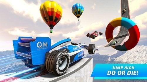 Formula Car Racing Stunts Ramp Скриншот 3