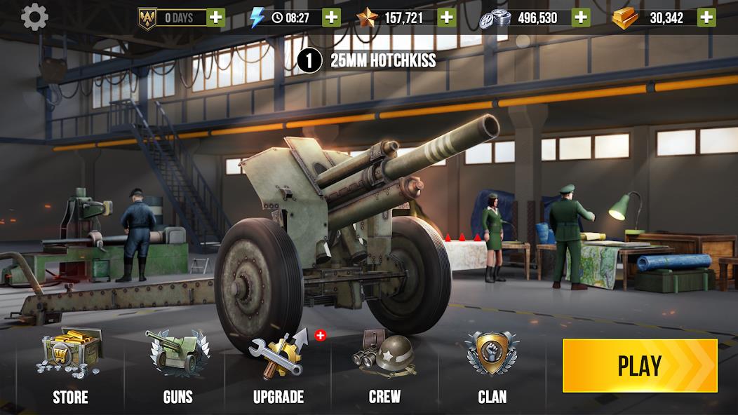 World of Artillery: Cannon War Mod 스크린샷 4