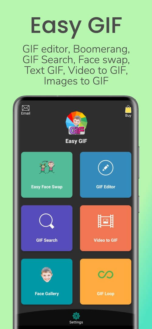 Easy GIF : GIF Editor, NFT GIF Captura de tela 3