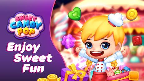 Sweet Candy POP: Match 3 Скриншот 1
