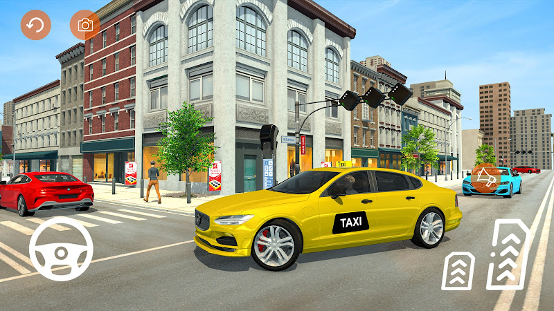 Grand Taxi simulator 3D game Captura de tela 1