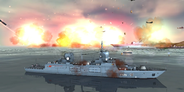 WARSHIP BATTLE:3D World War II Capture d'écran 1