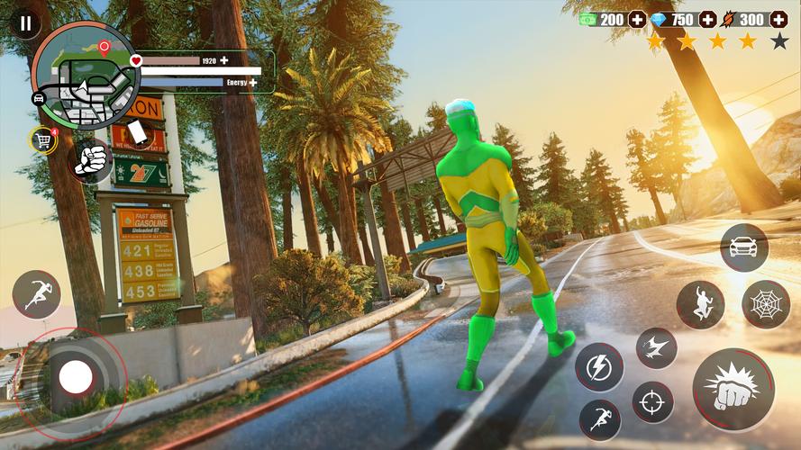 Super Rope Hero: Crime City应用截图第4张