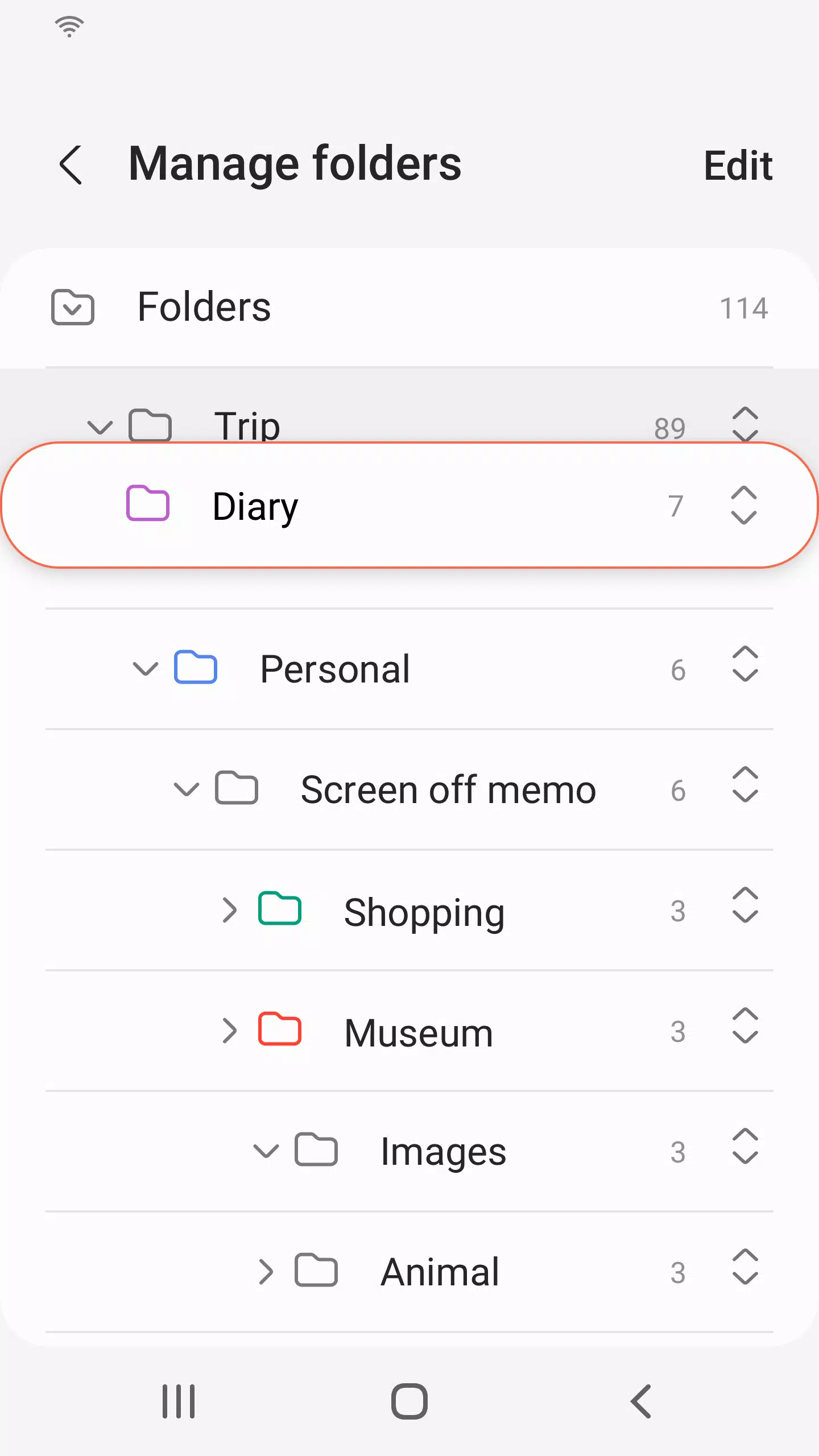 Samsung Notes Capture d'écran 2