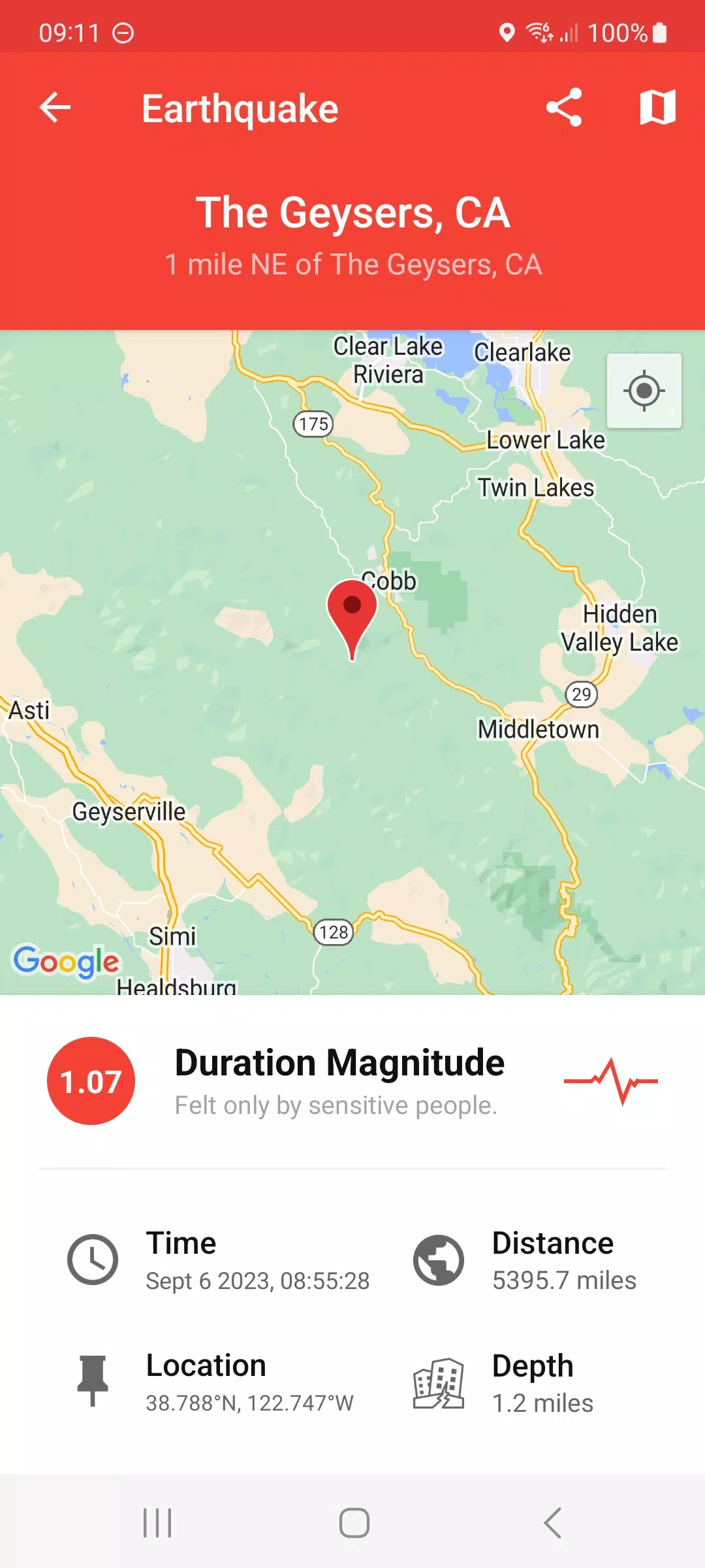 My Earthquake Alerts Captura de pantalla 1